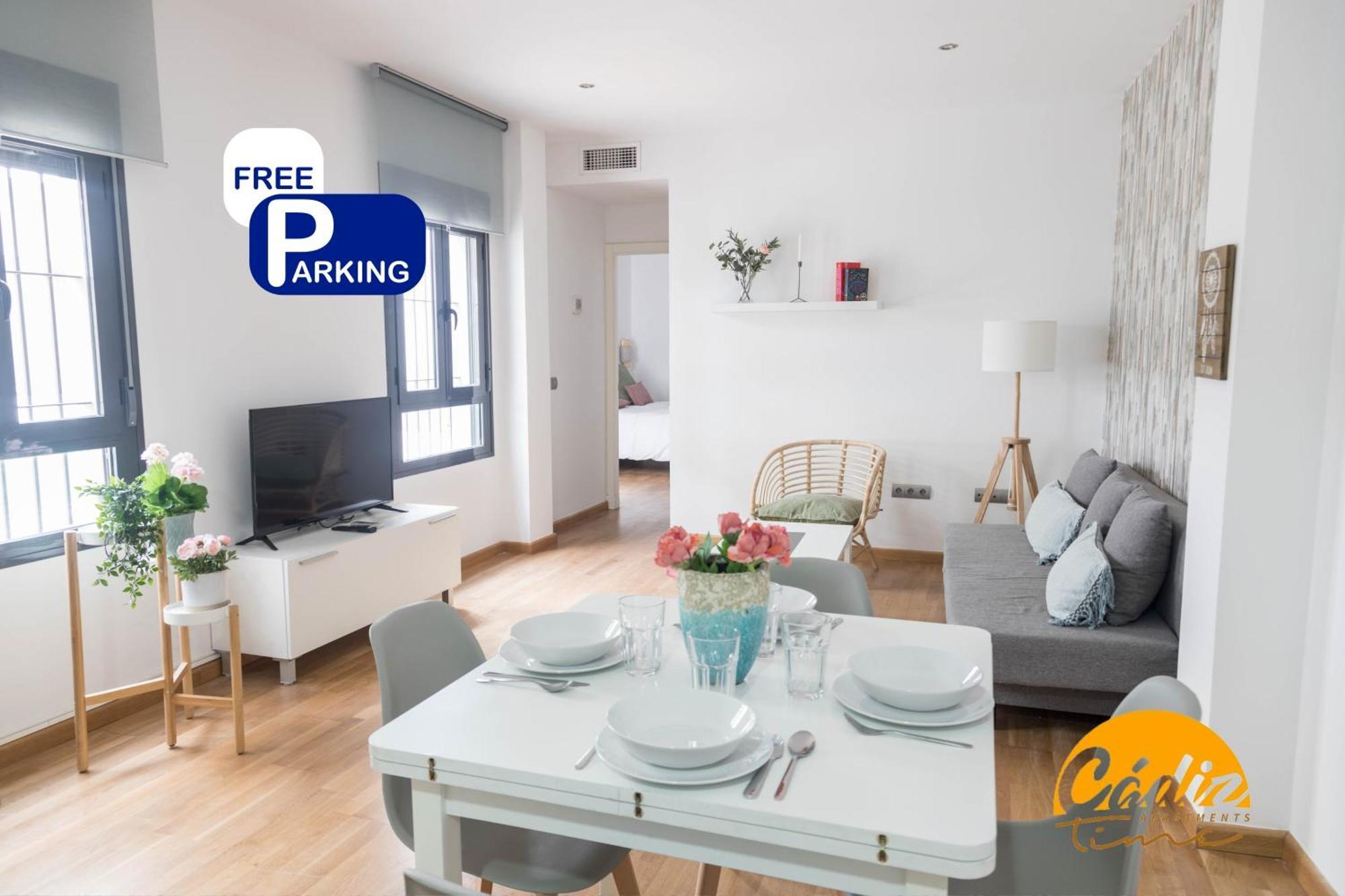 Apartamento Caleta - Free Parking By Cadiz Time Eksteriør billede